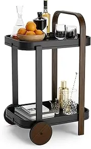 Bellwood BAR/Serving CART BLK/WAL