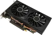 RX580 Computer Graphics Card, 8GB GDDR5 256bit PCIE 3.0 Gaming Graphics Card, Dual Cooling Fans, HD Multimedia Interface and 2 Port, 8Pin Desktop Video Card