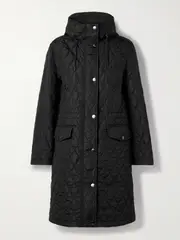 [Burberry] Burberry - Hooded Quilted Shell Jacket - Black - large large Black