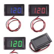 0.56 Inch 2 Wire Digital Voltmeter LED Volt Voltage Meter DC5V-120V Waterproof
