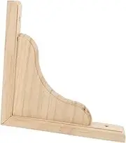 OKUMEYR Solid Wood Shelf Support Bracket Triangle Shelf Bracket for Wall Mounting