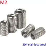 M2 x 0.4 Helicoil Thread Insert 304 Stainless Steel Thread Repair Wire Insert