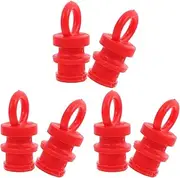 Mobestech 6pcs Railing Post Caps Waterproof Fence Post Covers Quick Fit Versatile