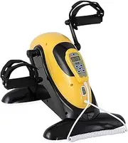 Electric Mini Exercise Bike Adjustable Portable Electric Mini Exercise Bike with LCD Display Bike Trainer for Seniors Arm and Leg Rehab Work-Out (Color : B)