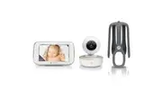 Motorola VM855 CONNECT, 5-inch Portable Wi-Fi Video Audio Baby Monitor with Secure and Private Connection & Additional Flexible Crib Mount