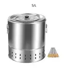 Barbecue Bucket Grill Furnace Stovetop for Grilling Tailgate Parties Beach