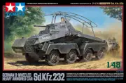 Tamiya 32574 1/48 Model Kit German Sd.Kfz.232 Schwerer Panzerspähwagen(Fu)8-rad