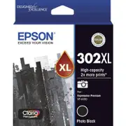 Epson 302XL Photo Black Ink Cartridge (Original)