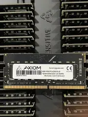 Axiom 8GB 1RX8 PC4-25600S-22 1GX64 DDR4-3200