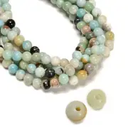 2.0mm Hole Multi-Color Amazonite Smooth Round Beads 6mm 8mm 10mm 12mm 15" strand
