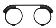 Brilliant Labs RX Clip-on Black Men's Glasses Black Size Standard - Private Health Rebate - Blue Light Block Available