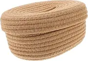 HOOTNEE Box Cotton Rope Woven Tissue Box Cover Decorative Tissue Holder for Home Car Office Elegant Storage Soft Simple Design Deep