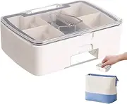 Pill Cutter - Multifunctional Tablet Splitter Grinder Medicine Case,Small Pill Box, Pill Splitter for Small Or Large Pills, Cuts Tablets, Portable Pill Crusher for Purse Pocket