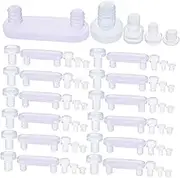 MINAOLULUS 150Pcs Collision Bumpers Soft Stem Grippers for Cabinets Doors Furniture Pads for Sound Proofing Scratch Protection and Non Slip Grip Various