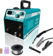 140A MIG Welder Gasless 110V Mig/Stick/Lift TIG Welder 3 in 1 Flux Core Wire Wel