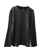 FREE COUNTRY XX-Large Brushed Crew Fleece Comfort Men’s Micro Tech Dark Gray