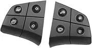 MKVAXR Car Cruise Control Button, for Benz, for W164 2006 2007 2008 2009, for W245 2009 2010 Car Steering Wheel Control Switch Button A16482079109116 A16482000109116 Car Steering Wheel Switch Kit(BLAC