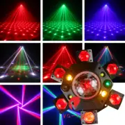 150W Halloween RGBW COB LED Laser Light Stage Effect Lighting DJ Party Laser DMX