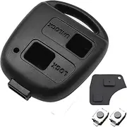 XUKEY Car Remote Key Shell Pad Switches Case for Toyota RAV4 Yaris Prado Corolla Land Cruiser Previa Celica 2 Rubber Button Repair Kit
