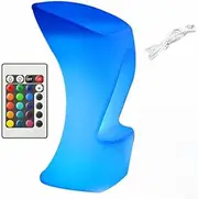 Outdoor Led Glowing Stool, USB Rechargeable, Waterproof, and Lightweight - Perfect for Parties, Weddings, and Camping