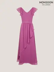 Monsoon Purple Indi Tie-Back Prom Dress (Y03474) | $104 - $115