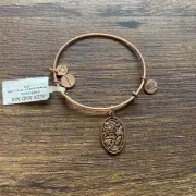 NEW NWT Alex and Ani Because I Love You Mom II Bangle Bronze Bracelet