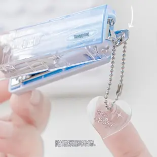 ［SUMI選物］Rosyposy 文具 釘書機 Rosyposy 透明藍 少女心文具 透明迷你釘書機 ins文具
