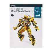 573 Piece Mini Blocks Vehicle Series: 12-in-1 Vehicle Robot