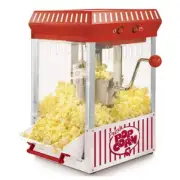 Nostalgia Kettle Popcorn Machine 2.5-Oz With Tilt Door And Oil Measuring Spoon