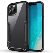 ZUSLAB iPhone 12 Mini 5.4" Case Armor Shield Anti Slip Protective Hard Back Cover for Apple - Black/Grey