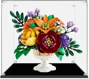 Acrylic Display Case for Lego 10345 Botanicals Flower Arrangement Figure Storage Box Dust Proof Glue Free