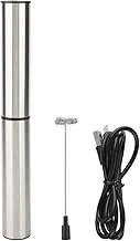 FLEXMAN Milk Frother Handheld, USB Rechargeable Coffee Frother with Double Spring Whisk Heads, Frother Wand for Stirring, Beating Eggs, Egg White