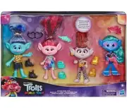 DreamWorks Trolls World Tour Fashion Remix Pack Multipack with 4 Dolls