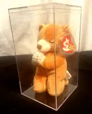 Retired Ty Beanie Baby "Hope" the Praying Bear (1998) Rare Tag Errors In Case