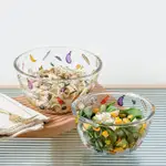 玻璃碗 素食碗 沙拉碗 蔬菜碗 高硼硅玻璃材質耐熱碗 泡麵碗 家用玻璃碗