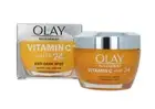 Olay Vitamin C + AHA24 Night Anti Dark Spot Gel Face Cream, Fragrance Free 50ml