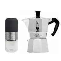 在飛比找蝦皮商城優惠-BIALETTI 經典摩卡壺+IKUK 無線 電動磨豆機(乙