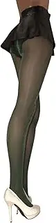 JUST BEAUTY TOUCH Sheer Sparkly Tights, 20 Denier Glossy High-Waist Pantyhose Shiny & Silky in Vibrant Colours