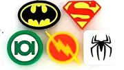 5 Super Hero Tennis Vibration Absorber Dampener Bat Super Spider man DC Marvel