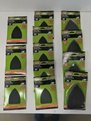 12 Packs of Gator Ultra Power Hook & Loop Sanding Sheets (80 & 50 grit) - NEW!