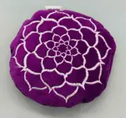 PURPLE LOTUS CUSHION - CRYSTAL BALL STAND GAZING BALL - 4.5"
