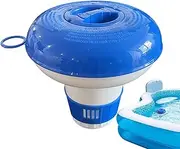 Floating Chlorine Dispenser for Pool, Chlorine Dispenser for Pool, Chlorine Dispenser Chlorine Floater Pill Dispenser for Pool | Large Capacity Floating Pool Chlorinator, Chlorine Tablet Holder, Pool