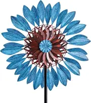 Garden Wind Spinners 360°, Outdoor Metal Windmill Yard Spinners Large 84