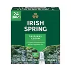 New Irish Spring Bar Soap for Men, Original Clean Mens Bar Soap, 24 Pack, 3.7 Oz