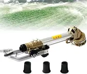 ZCBYBT Automatic Irrigation Spray Gun, 360° Rotating Sprinkler Head, 16°-46° Elevation Angle Adjustment, for Farm, Orchard, Lawn, Park
