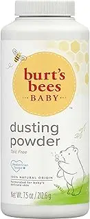 Burt's Bees Baby Dusting Powder, 100% Natural Origin, Talc-Free, Paediatrician Tested, 212g