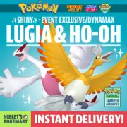 ✨ SHINY LUGIA & HO-OH ✨ Event Exclusive / Dynamax Pokemon Scarlet Violet + Sw Sh