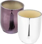 Vaguelly Fashion Dice Storage Container 2pc Heavy Duty Dice Cup for Ktv Bar and Dice Games