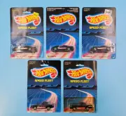 HOT WHEELS SPEED FLEET 80'S CORVETTE #1457 5 CAR LOT (1 INTERNATIONAL!) WOW!