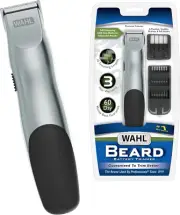 Wahl Groomsman Battery Operated Facial Hair Trimmer for Beard & Mustache Trimmin